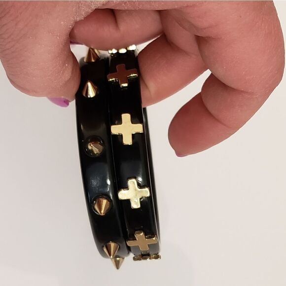 3 for $25 Punk Bangle Bracelets - Picture 2 of 10